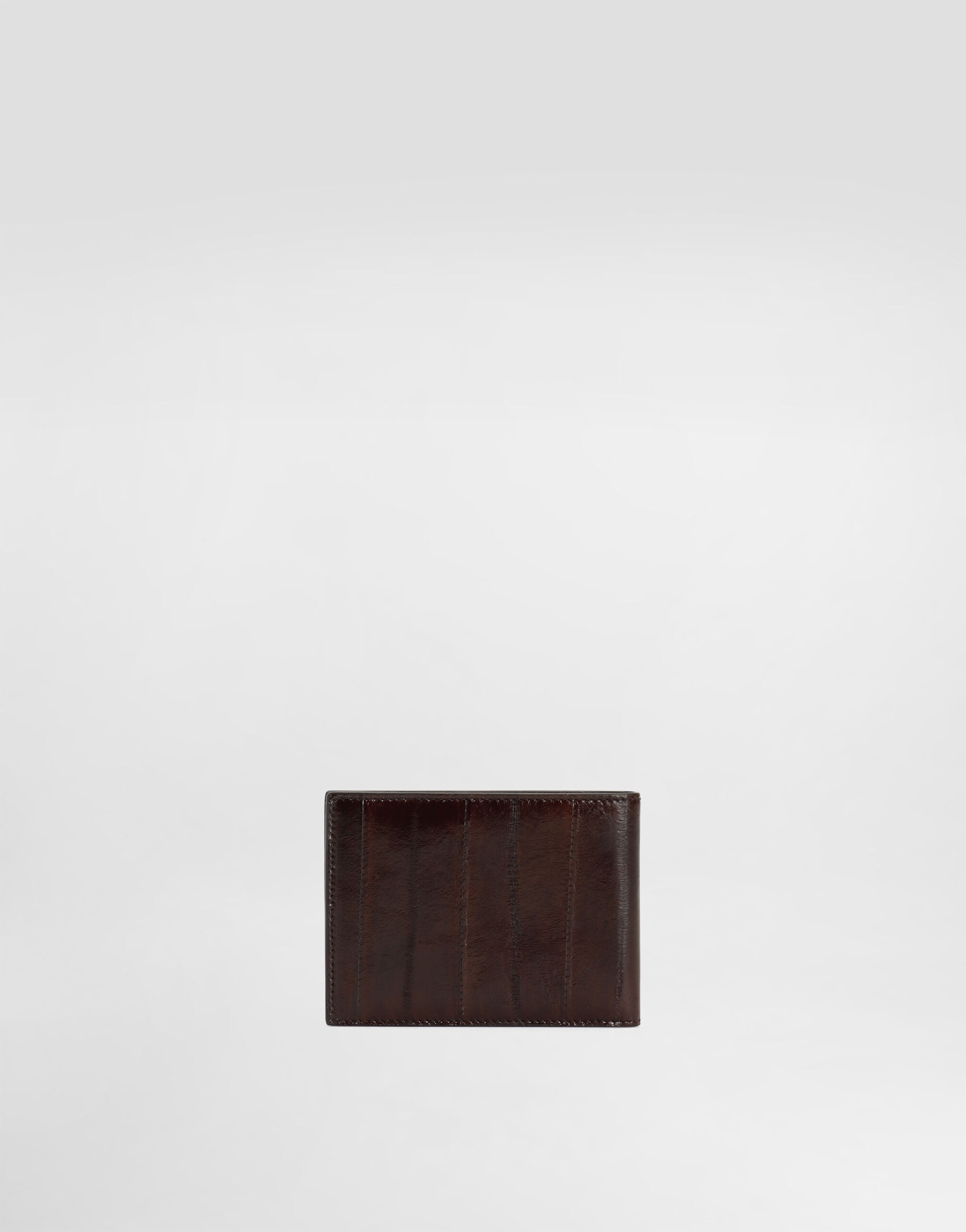 Eel leather wallet in Brown for Men | Dolce&Gabbana® US
