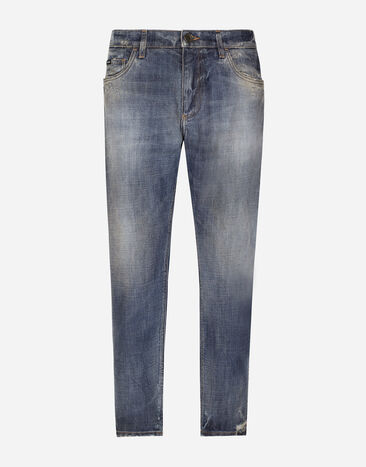 Dolce & Gabbana Loose denim jeans Multicolor GYJDADG8LM8