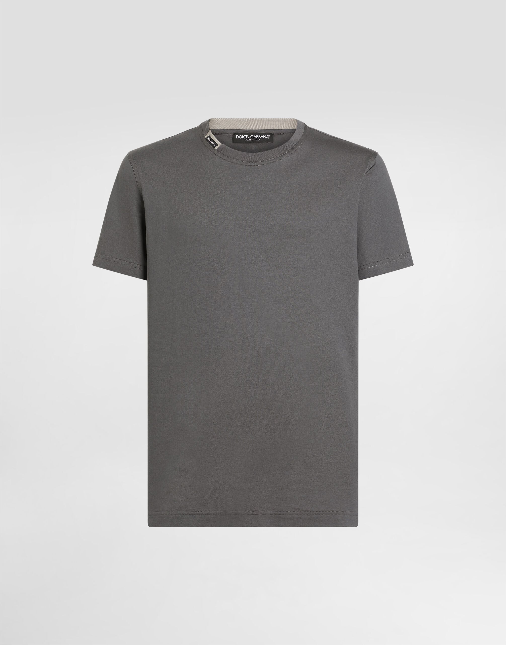 Dolce＆Gabbana Tシャツ・ジーンズ　3点セット Cotton jersey t-shirt in Grey for Men | Dolce&Gabbana®
