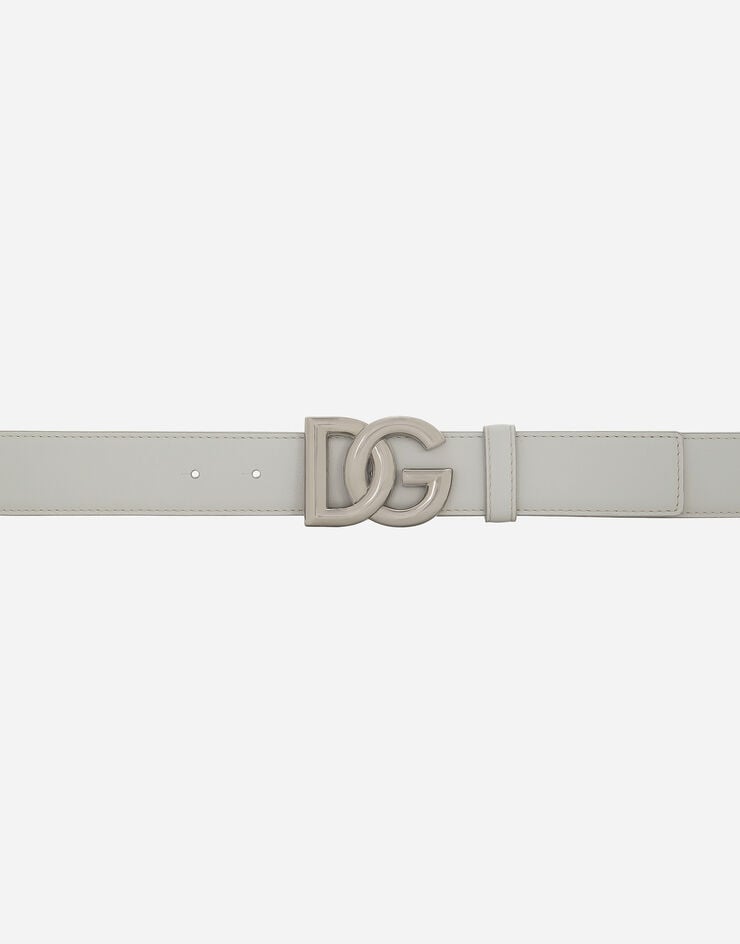 Dolce & Gabbana حزام بشعار DG رمادي BC4693AQ765