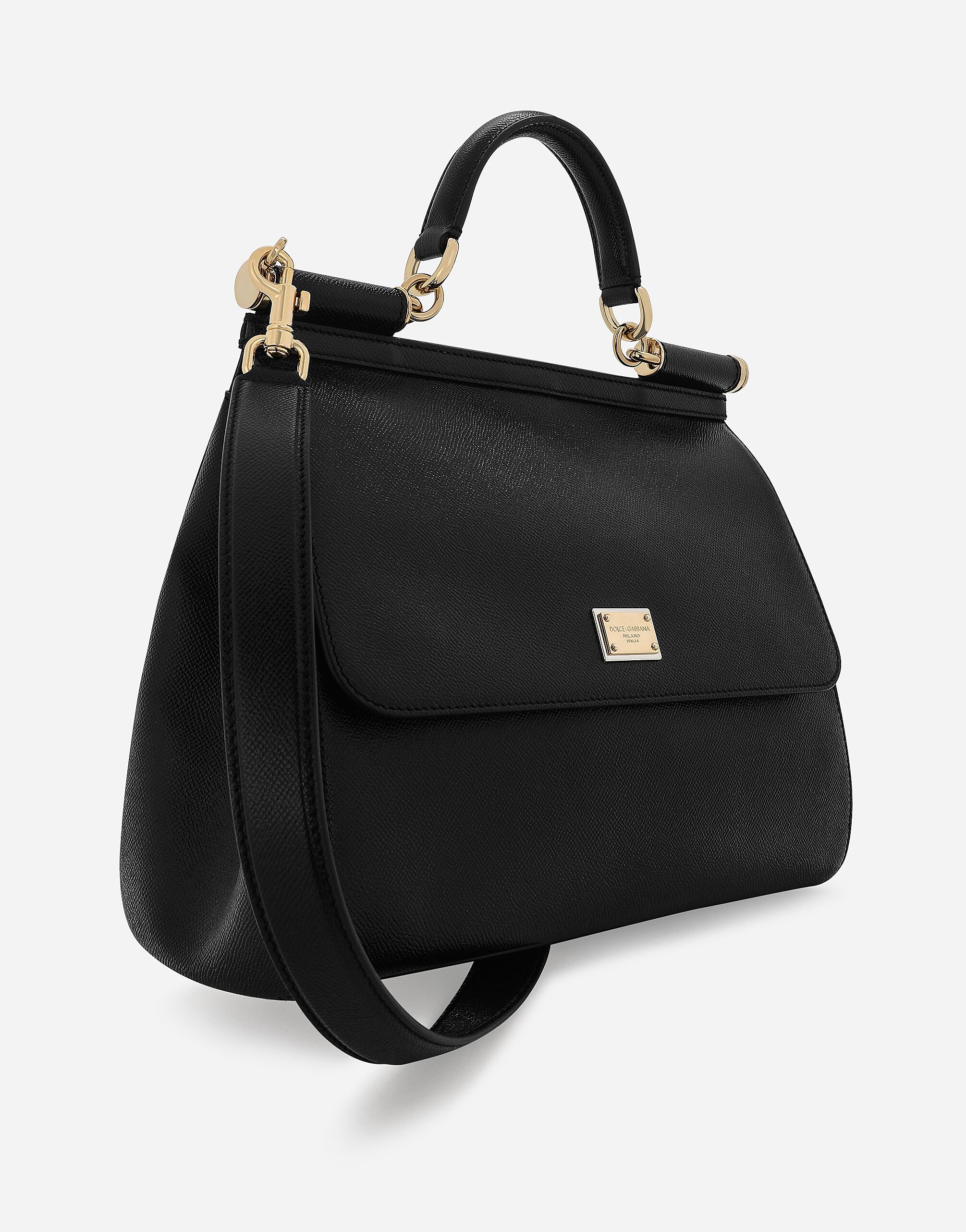 Maxi Sicily handbag in Black for Women | Dolce&Gabbana® US