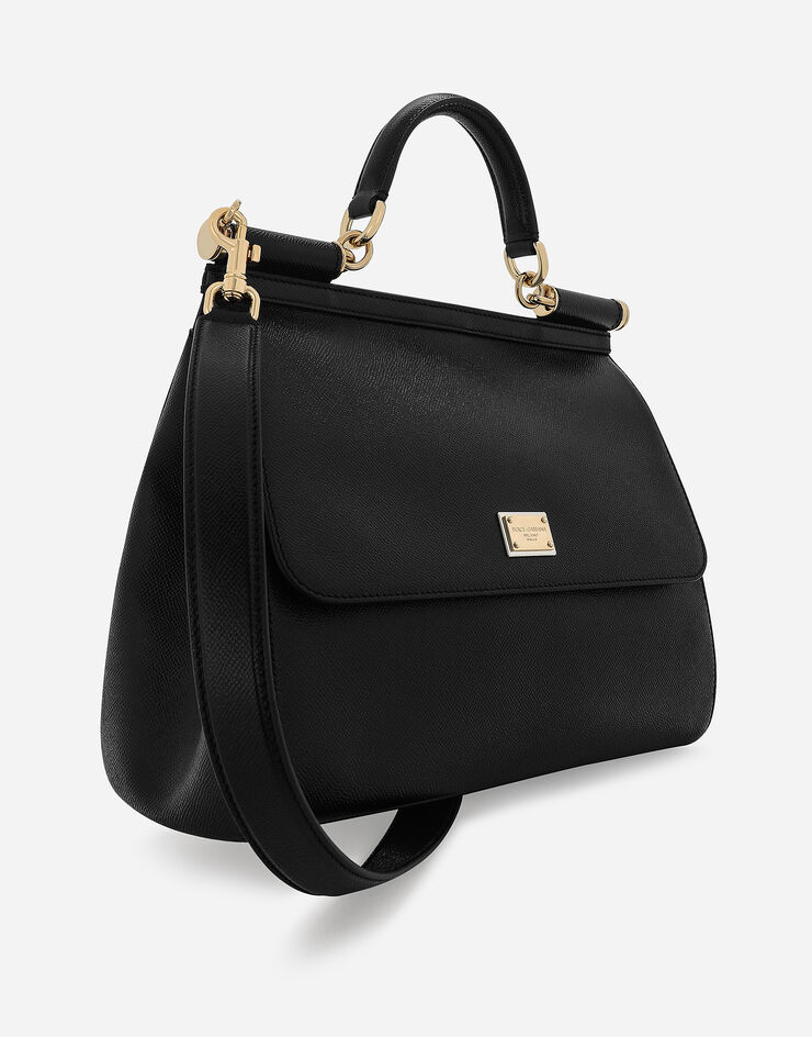 Dolce & Gabbana 맥시 시실리 핸드백 블랙 BB6015A1001