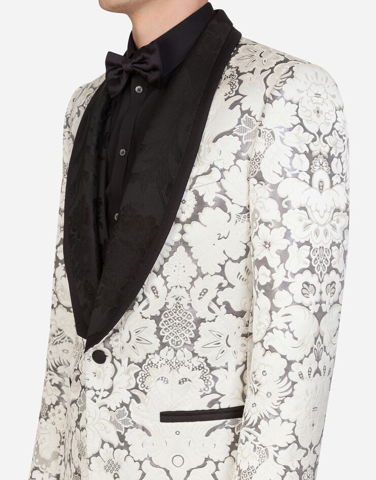 Dolce & Gabbana Lace Martini tuxedo suit MULTICOLORED GKN5MTGEL58