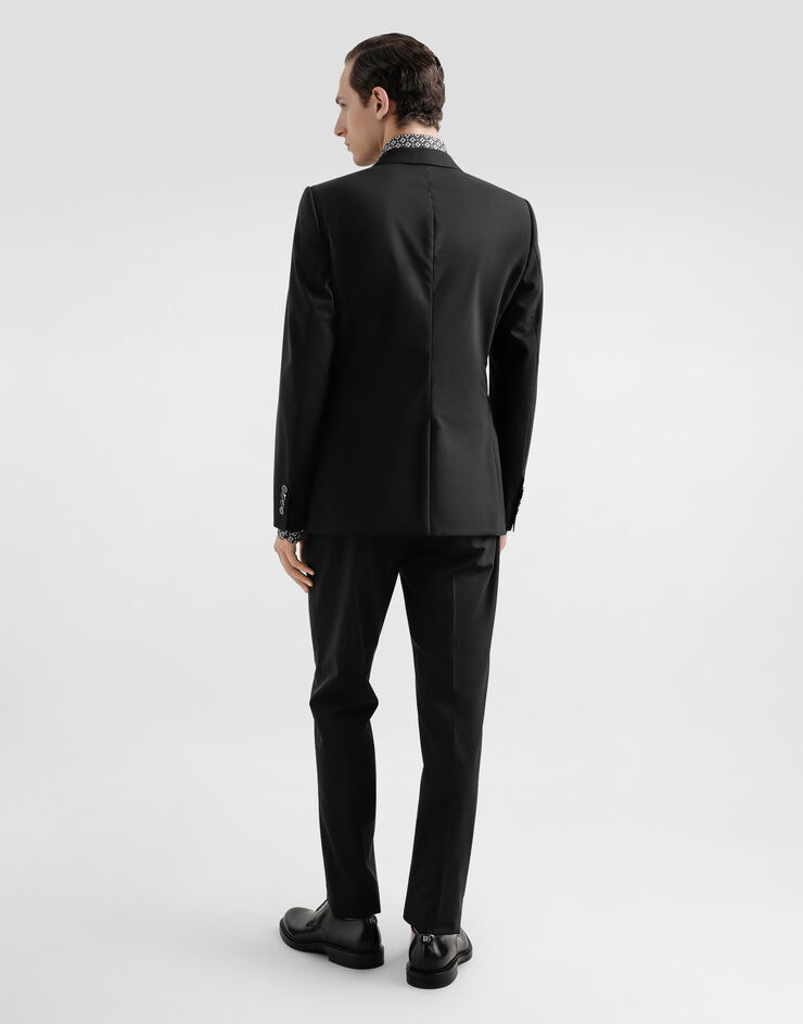 Dolce & Gabbana Silk shirt with tie print Print G5MM4TIS1XS