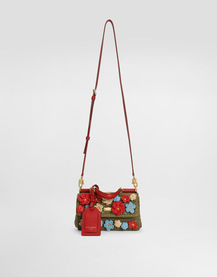Dolce & Gabbana My sicily raffia crochet handbag Multicolor BB7864BZ350