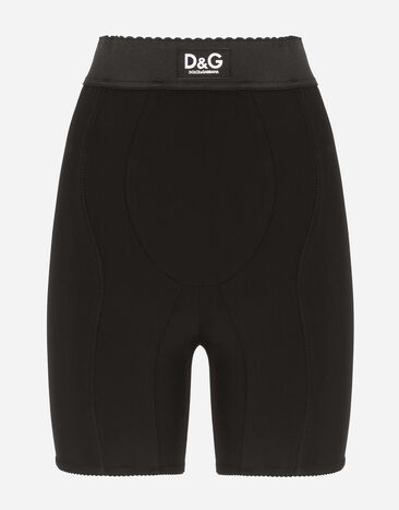 Dolce & Gabbana Mallas de ciclista en punto Negro FTB49TFUREB