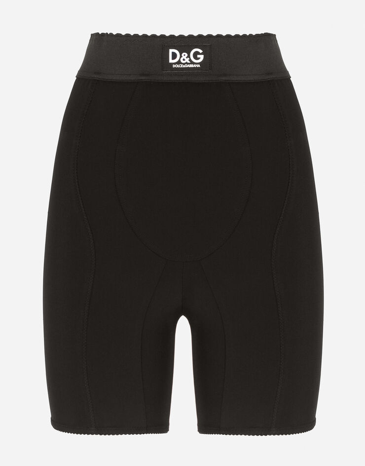 Dolce & Gabbana Jersey cycling shorts Black FTB49TFUREB