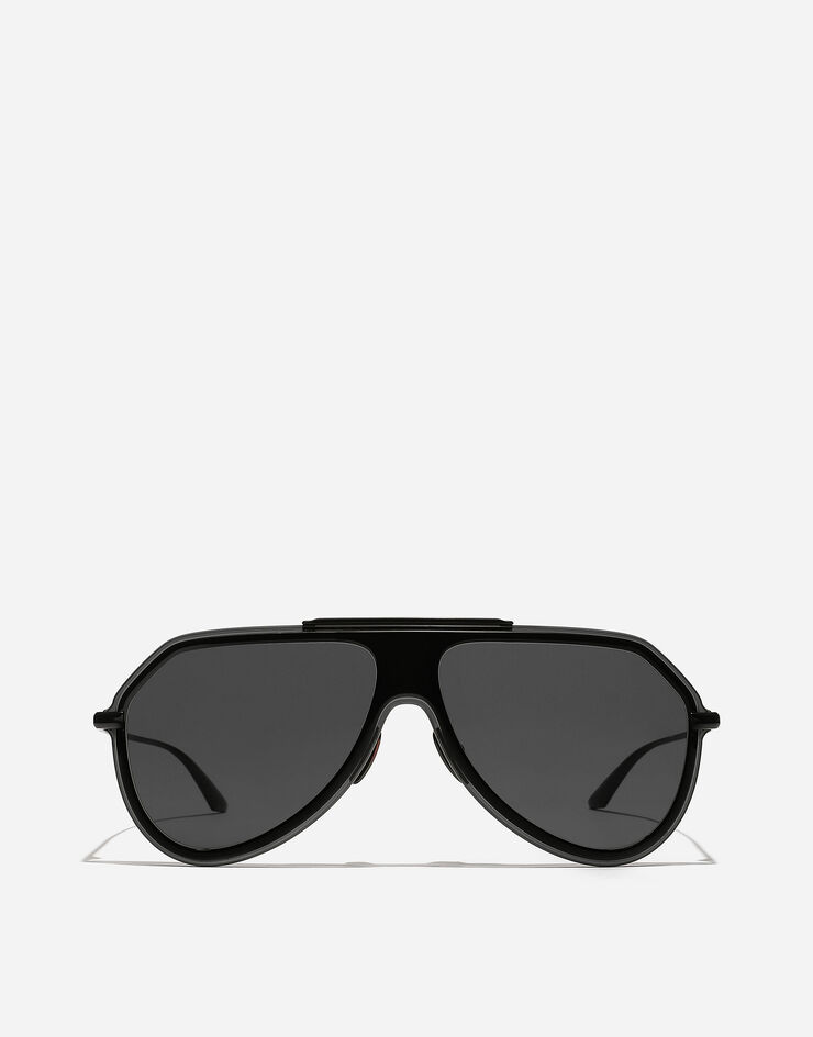 Dolce & Gabbana Sonnenbrille Metal Classic Schwarz VG2309VM187