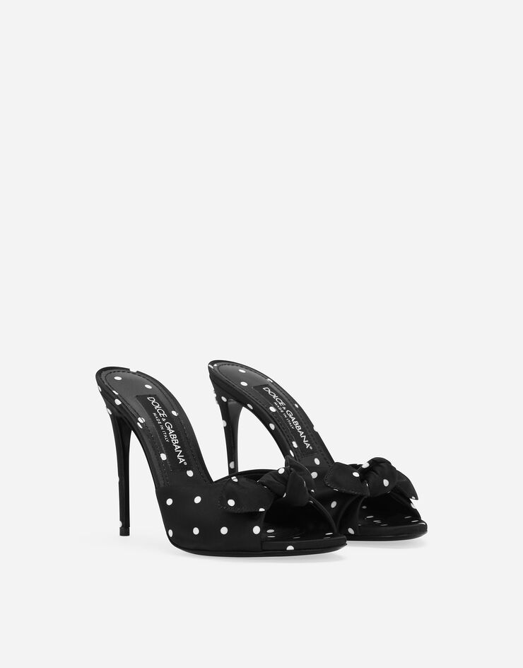 Dolce & Gabbana Mule de raso estampado Imprima CR1750AV885