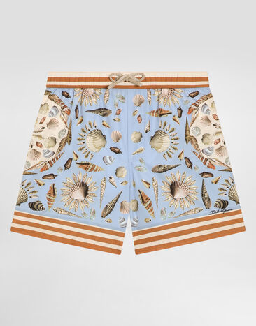 Dolce & Gabbana Shell-print medium canvas boxer shorts Multicolor L4J850ON07Z