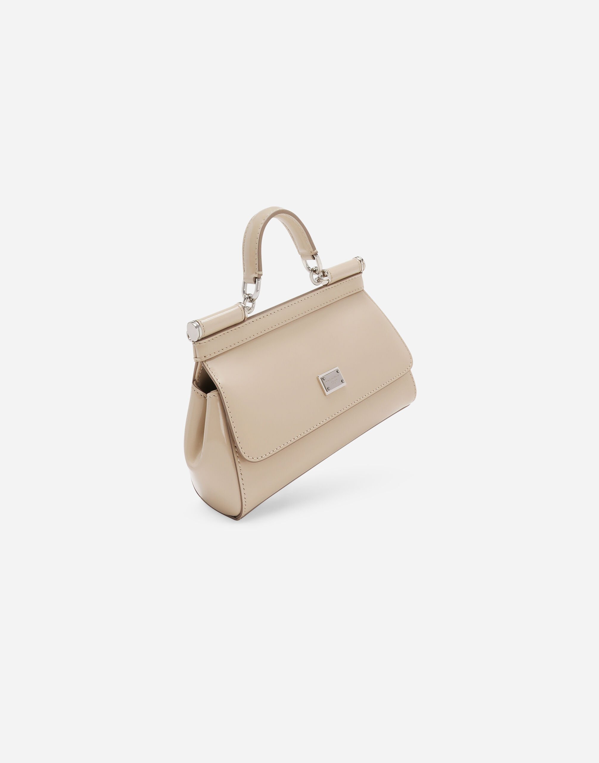 Small beige bag top