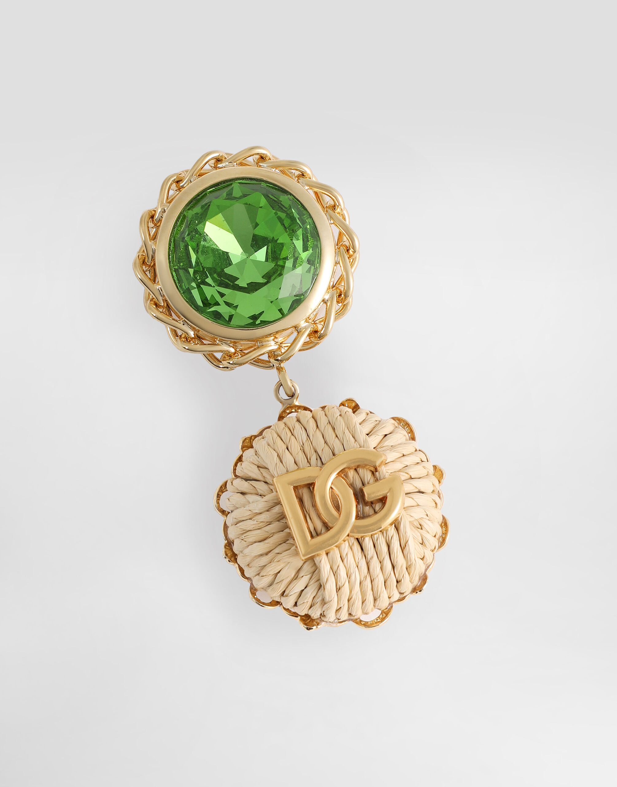 Orecchini clips con logo in Oro da Donna | Dolce&Gabbana®