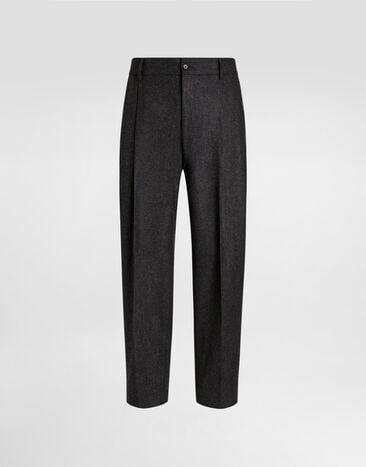 Dolce & Gabbana Wool flannel trousers Gris GP0N2TFU291