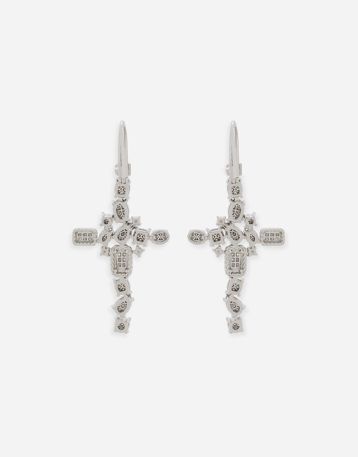 Dolce & Gabbana Colgante Easy Diamond en oro blanco de 18 kt con pavé de diamantes Blanco WEQD4GWPAVE