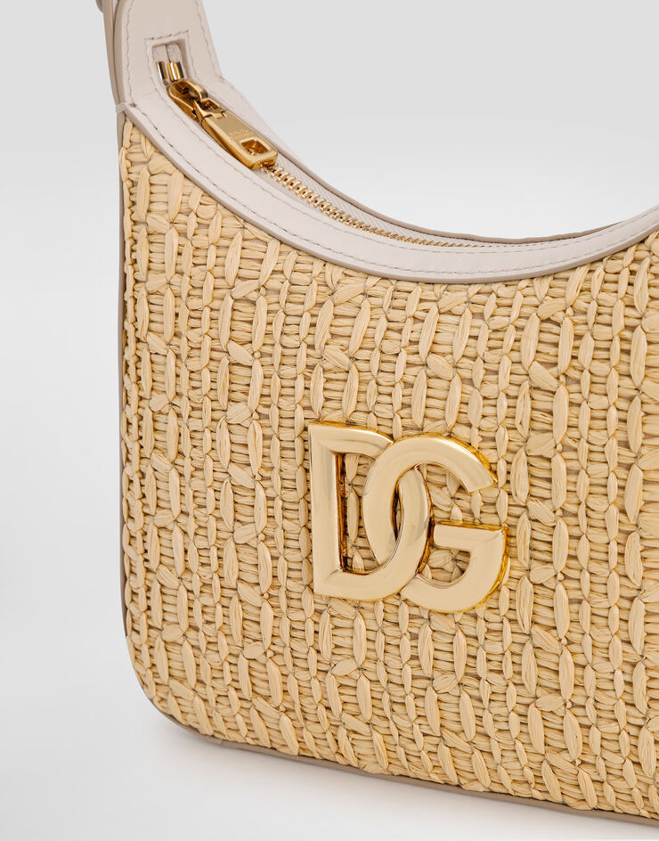 Dolce & Gabbana Sac d’épaule en raphia au crochet Multicolore BB7598AC705