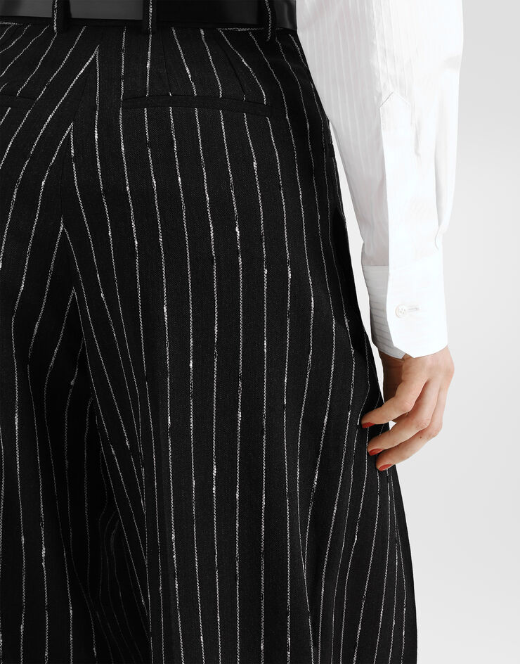 Dolce & Gabbana Pinstripe virgin wool trousers Dolce & Gabbana Pinstripe virgin wool trousers Multicolor FTDQCTFBZAG