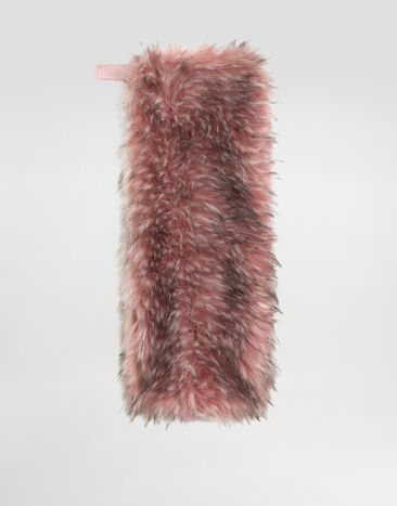Dolce & Gabbana Faux fur muff Pink FP572AFUS0G
