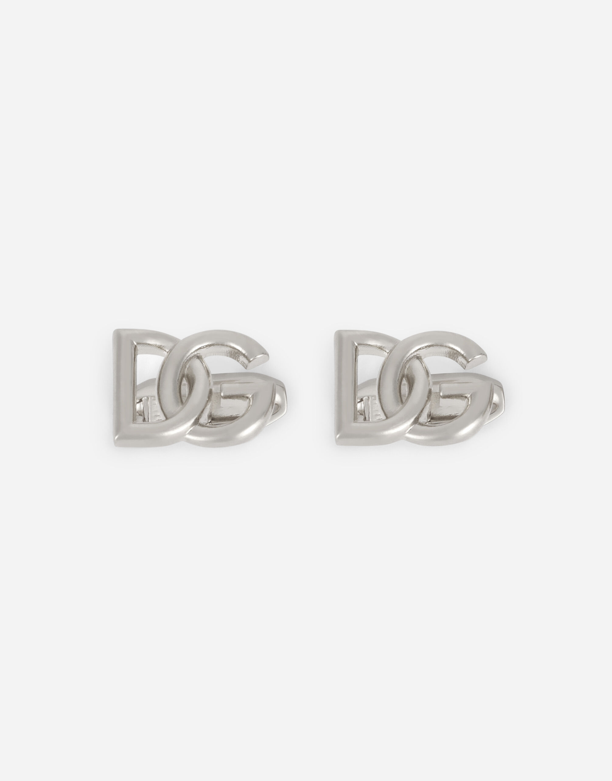 Cufflinks with DG logo in Silver for Men Dolce Gabbana
