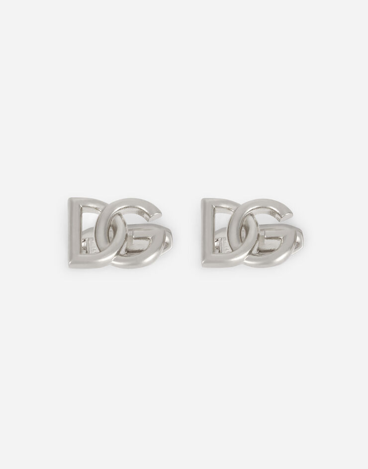 Dolce & Gabbana Boutons de manchette avec logo DG Argent WFO1M2W1111