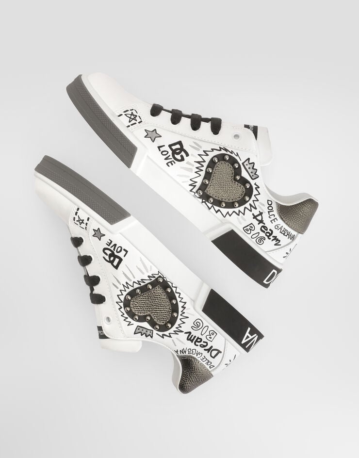 Dolce & Gabbana Portofino Light sneaker in nappa calfskin Multicolor DA0702A0986
