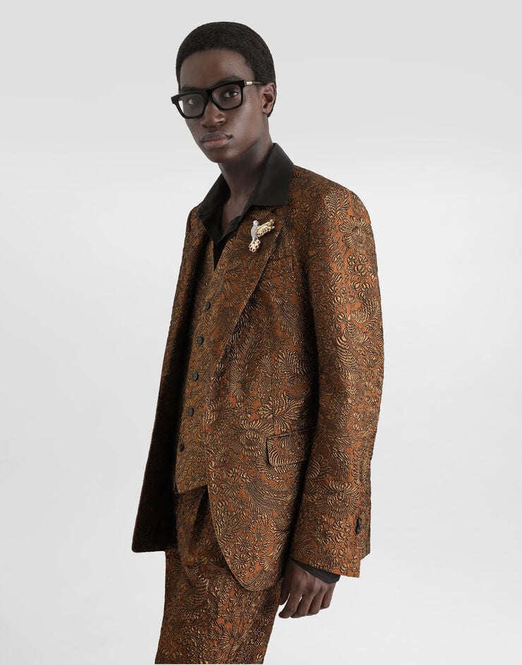 Dolce & Gabbana Sicilia light single-breasted brocade jacket Dolce & Gabbana Sicilia light single-breasted brocade jacket G2XD0TFJZAN