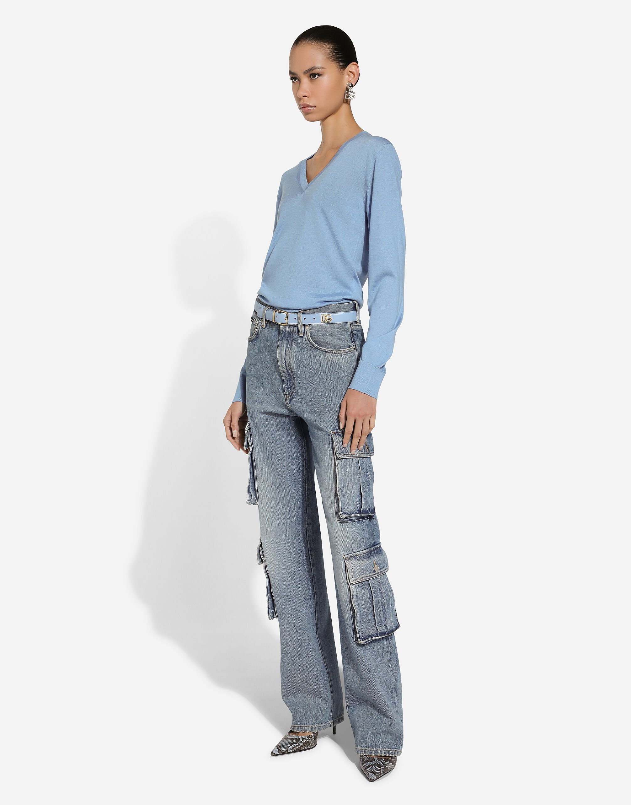 【関税＆送料込み】Dolce & Gabbana Blue Five Pocket Jeans W Dolce & Gabbana Five-pocket Jeans | italist
