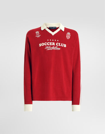 Dolce & Gabbana Cotton polo shirt Red GXZBOZJBCJG