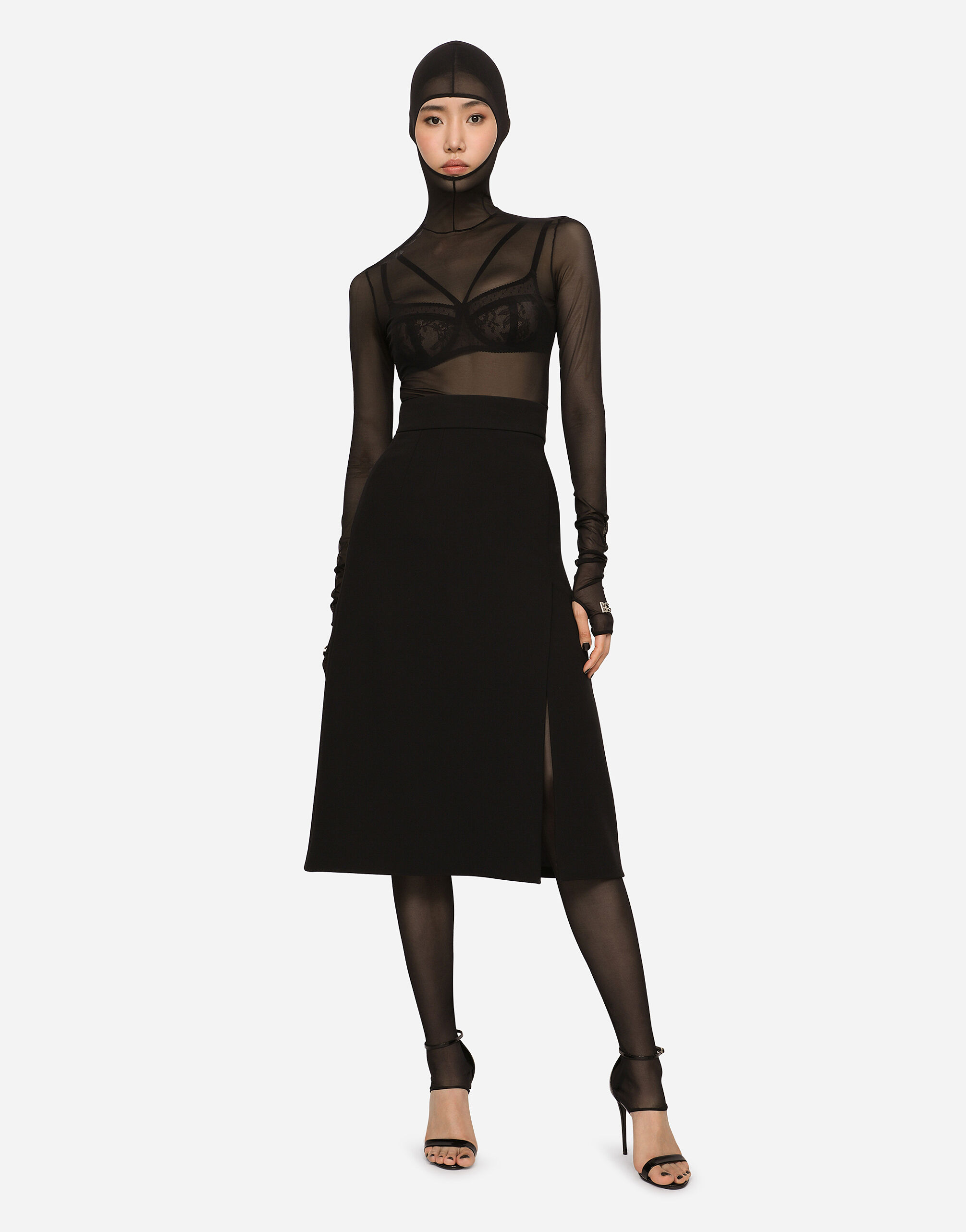 DOLCE&GABBANA ワンピース ダークグレー 2007524D0063 DOLCE&GABBANA - ドルチェアンドガッバーナ DOLCE&GABBANA