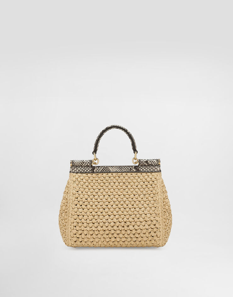 Dolce & Gabbana Henkeltasche Sicily mittelgroß Neutral BB6003A2Y84