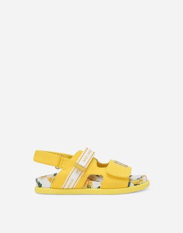 Dolce & Gabbana Spandex fabric sandals Yellow D10819A1114