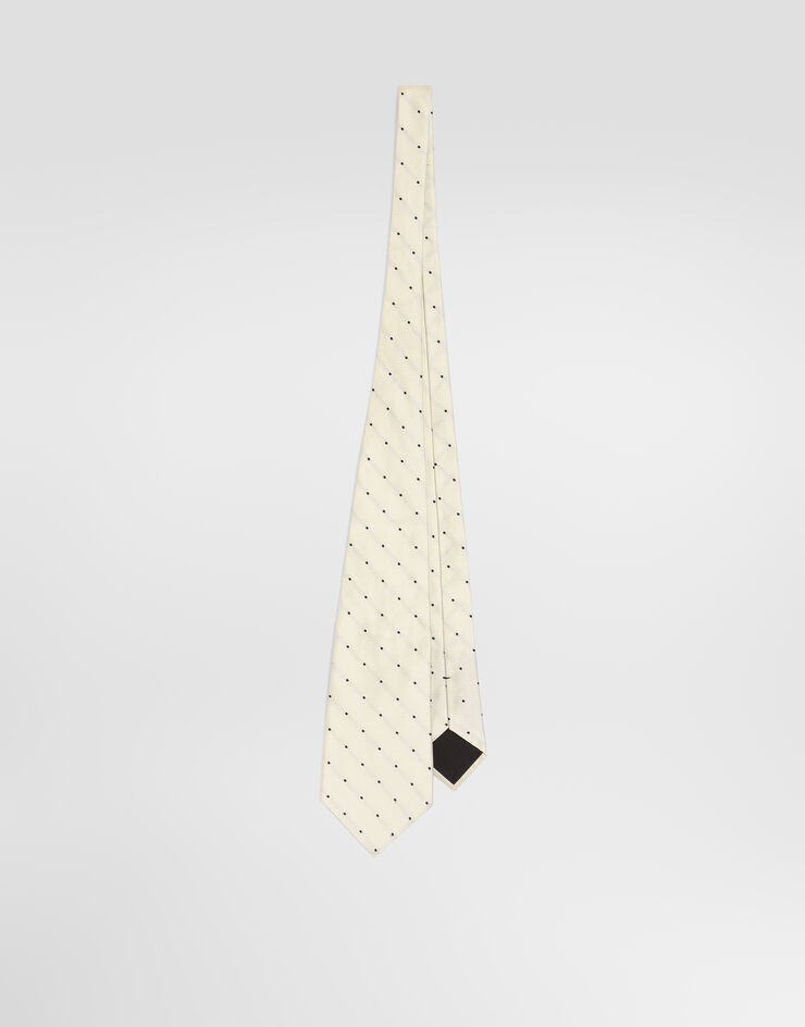 Dolce & Gabbana Polka dot jacquard tie  GT160EG0JTB