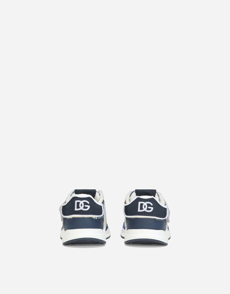 Dolce&Gabbana Air Master 拼接材质运动鞋 丹宁蓝色 DN0191AP860