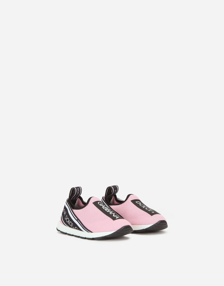 Dolce & Gabbana Slip-on sneakers Sorrento logo-tape ROSA DN0105AH677