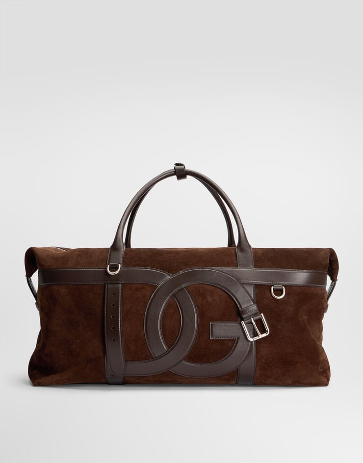 Dolce & Gabbana DG Belt travel bag in split leather Dolce & Gabbana DG Belt travel bag in split leather Multicolor BM2773A0741