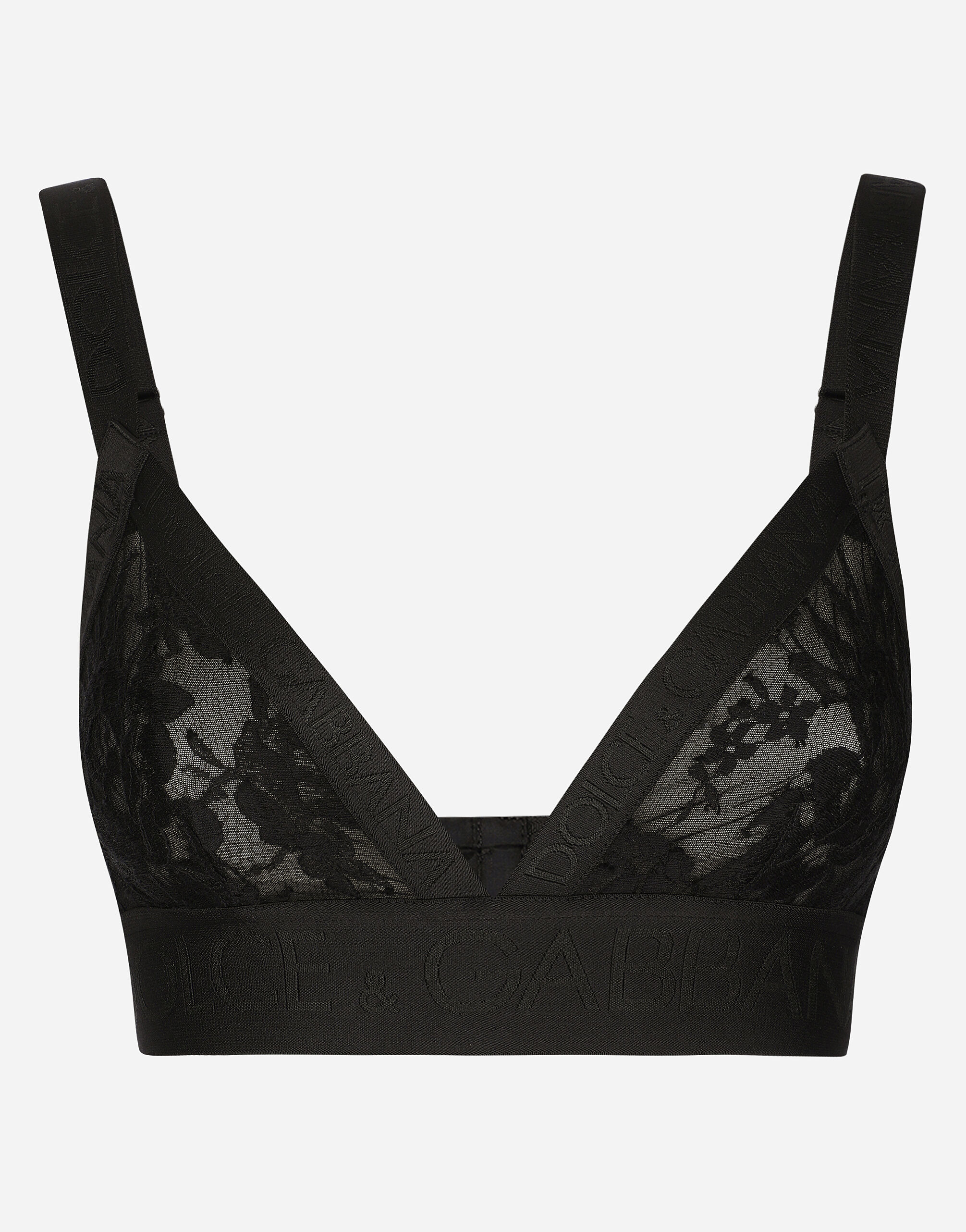 Calvin klein black sale lace triangle bralette