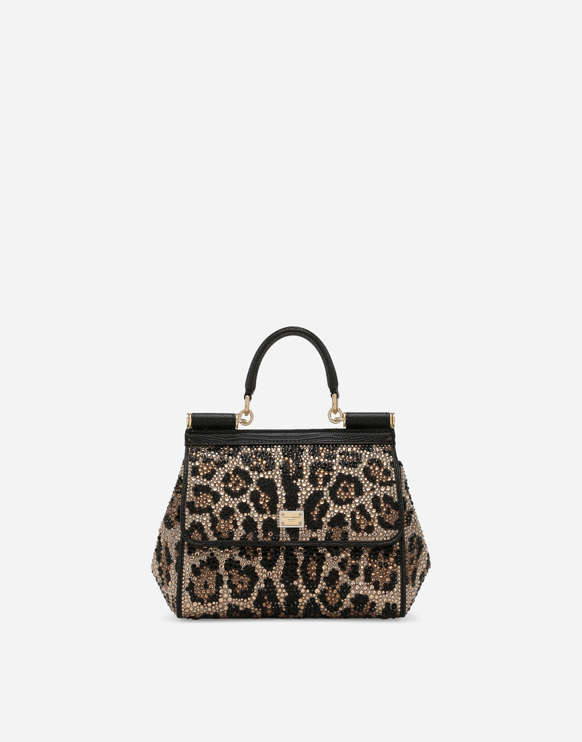 Dolce & Gabbana Borsa a mano Sicily media Stampa animalier BE1446AM568