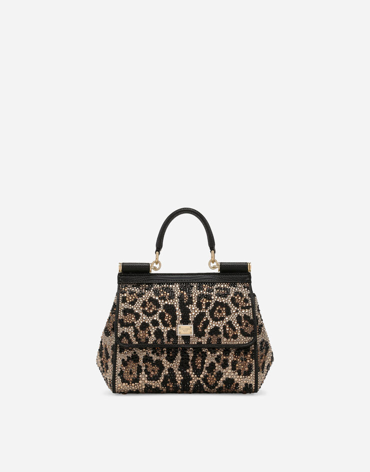 Dolce&Gabbana Borsa a mano Sicily media Stampa Animalier BB6003AO043