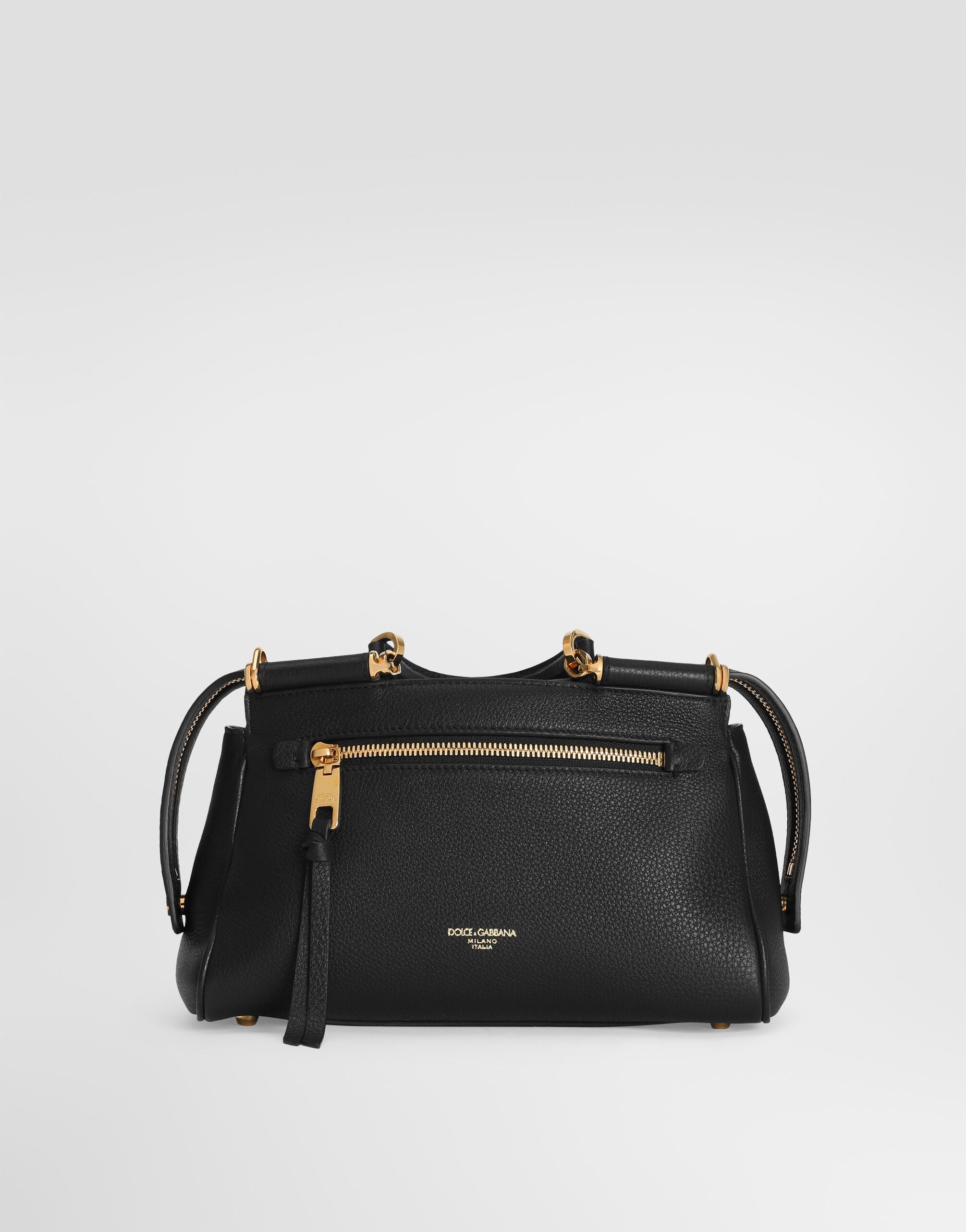 Vittoria handbag in calfskin in Black for Women | Dolce&Gabbana® US