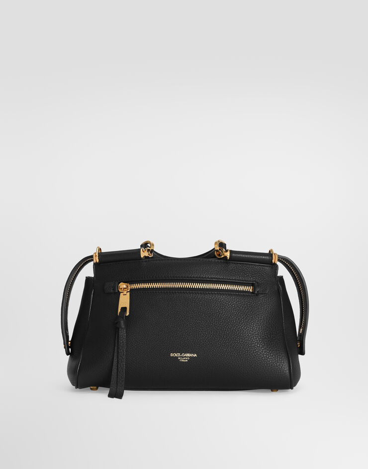Dolce & Gabbana Vittoria handbag in calfskin Dolce & Gabbana Vittoria handbag in calfskin Black BB7939A0841