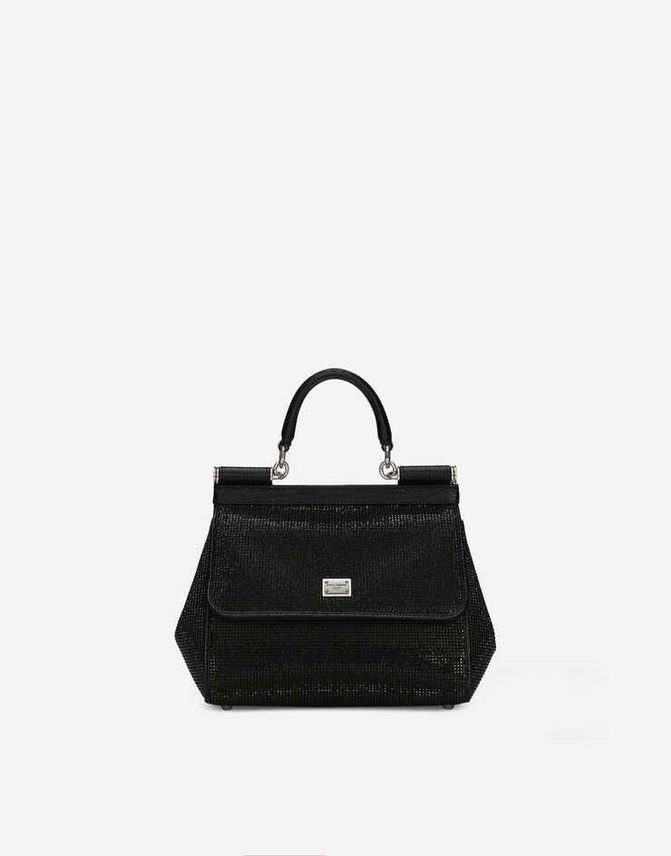 Dolce & Gabbana حقيبة يد Sicily متوسطة أسود BB6003AN154