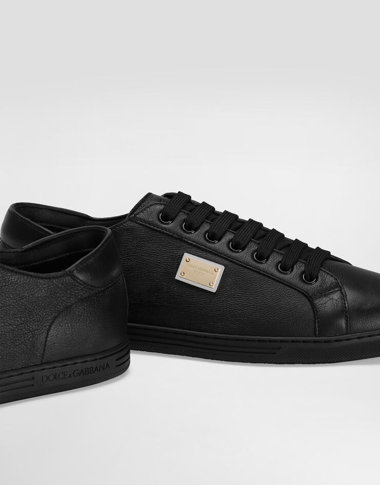 Dolce & Gabbana Sneaker Saint Tropez in pelle di vitello Nero CS1735AN990