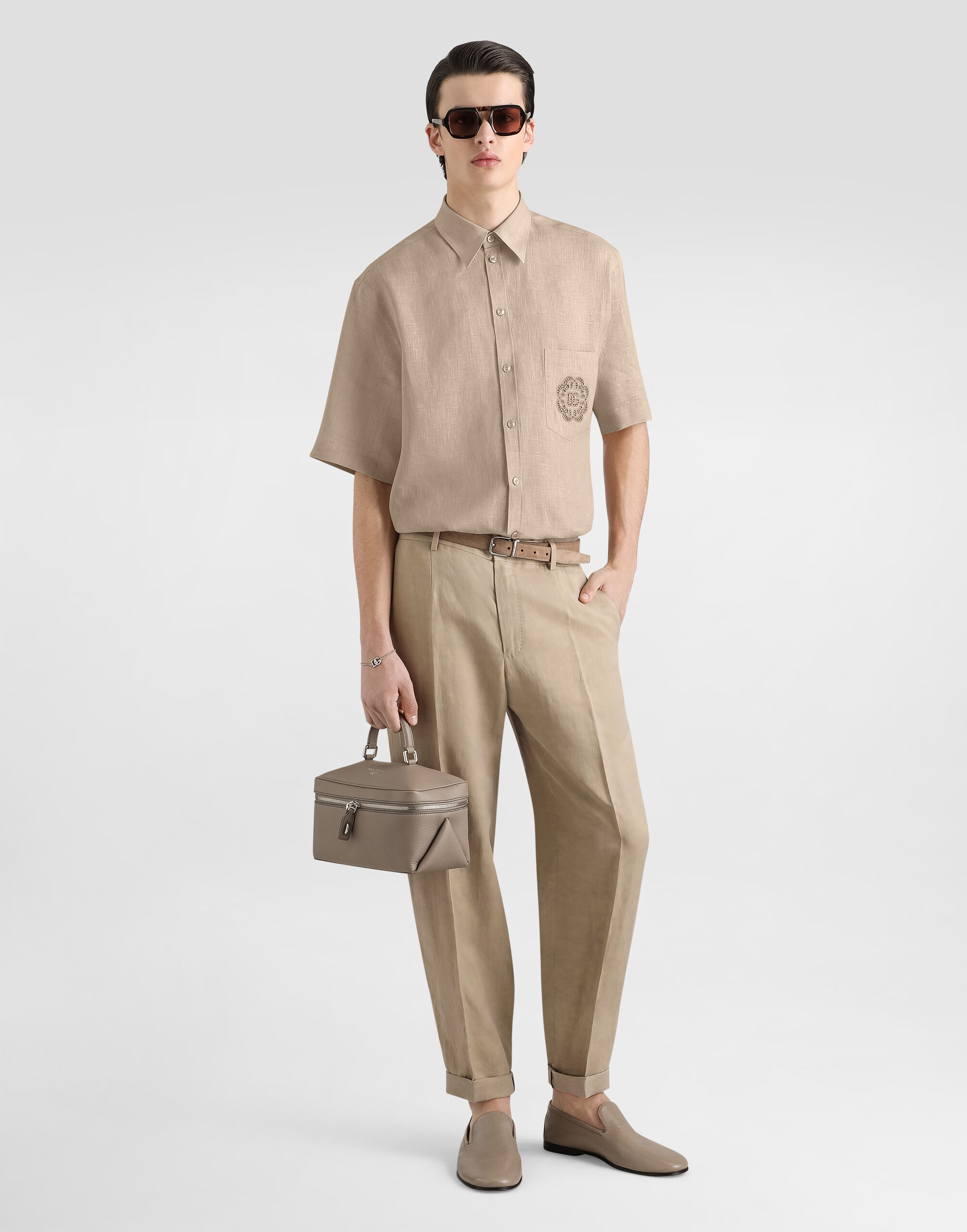 PANTALONE in Beige for Men | Dolce&Gabbana® US