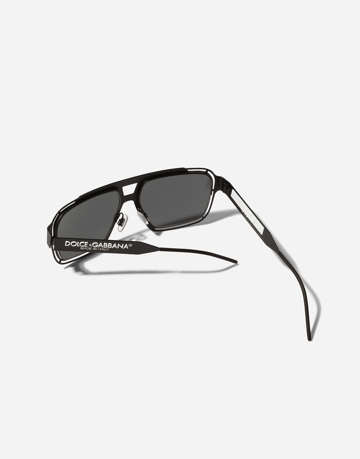 Dolce & Gabbana Sonnenbrille DG Logo SCHWARZ VG2270VM687