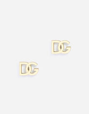 Dolce & Gabbana Logo earrings in yellow 18kt gold Gold WEJP1GWROD1