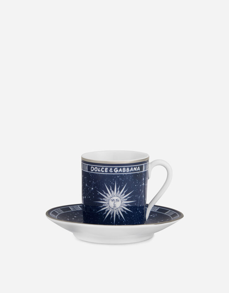 Dolce & Gabbana Porcelain Espresso Set Dolce & Gabbana Porcelain Espresso Set Multicolor TC0100TCANM