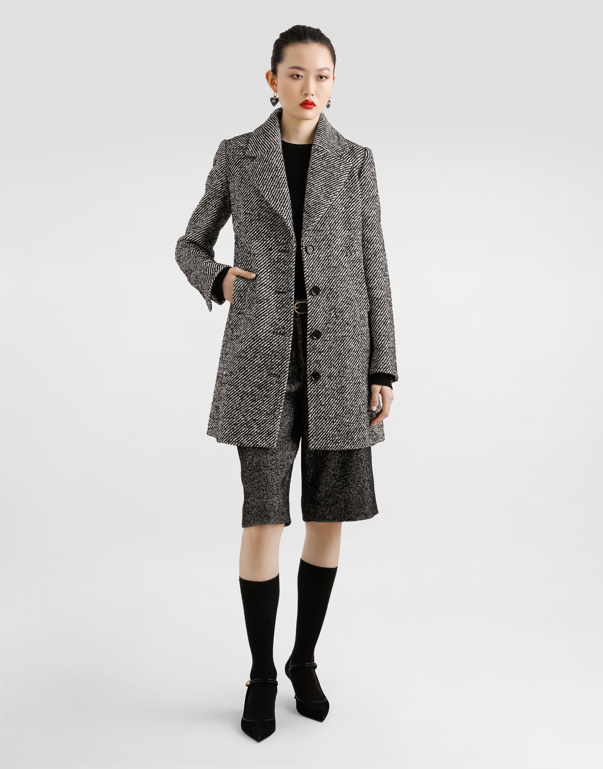 Wool pullover in Black for Women | Dolce&Gabbana® US