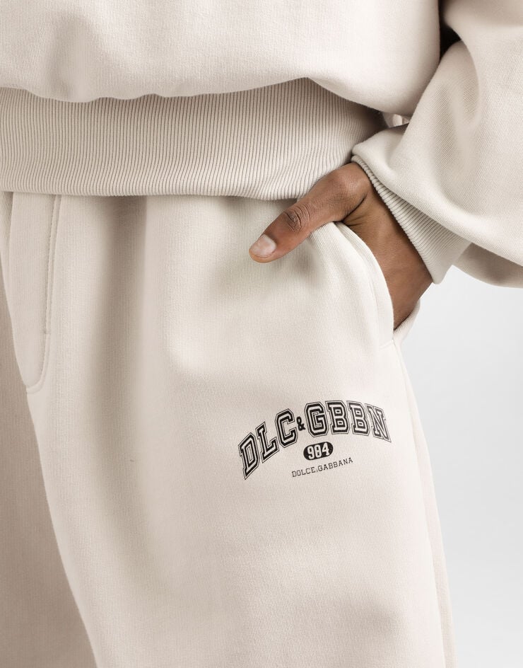 Dolce & Gabbana Jogginghose aus Jersey Beige GP17ATG7PLO