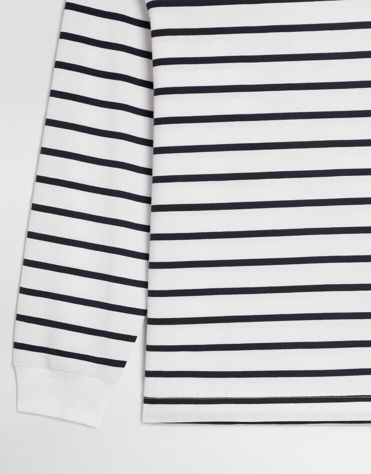 Dolce & Gabbana Striped jersey t-shirt Multicolor L4JTKTFB7DF