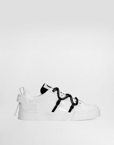 Dolce & Gabbana Portofino sneakers in calfskin and patent leather Multicolor CS2328AJ986