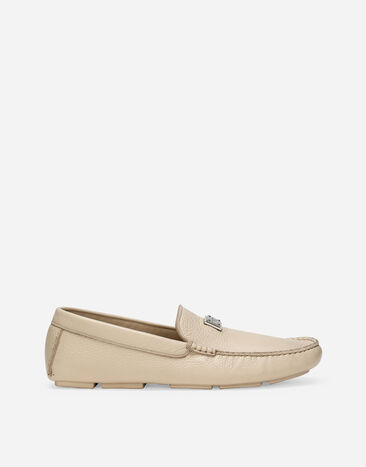 Dolce & Gabbana Deerskin driver shoes White A50687A9M51